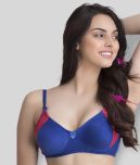 Clovia - Blue Cotton Non - Padded Women's Everyday Bra ( Pack of 1 )