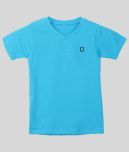 Urbano Juniors Pack of 1 Boys 100% Cotton T-Shirt ( Light Blue )