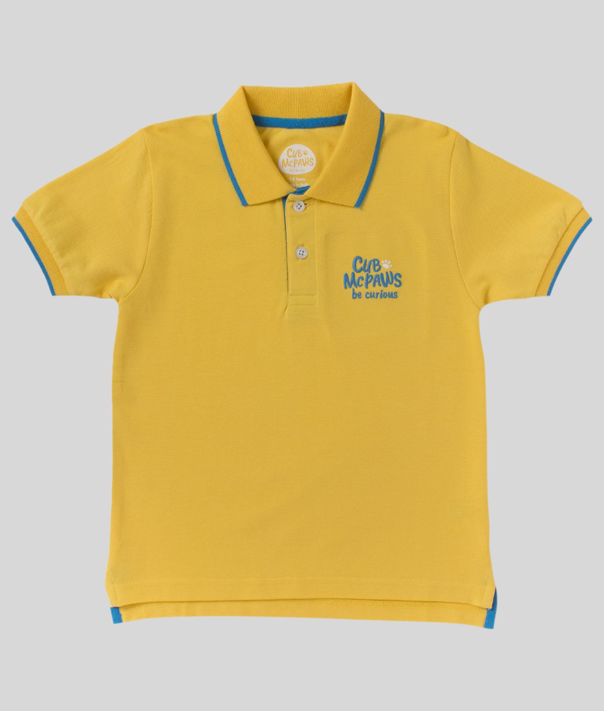 Cub Mcpaws - Yellow Cotton Boy's Polo T-Shirt ( Pack of 1 )