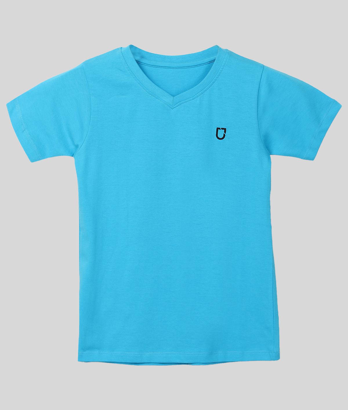 Urbano Juniors - Light Blue Cotton Boy's T-Shirt ( Pack of 1 )