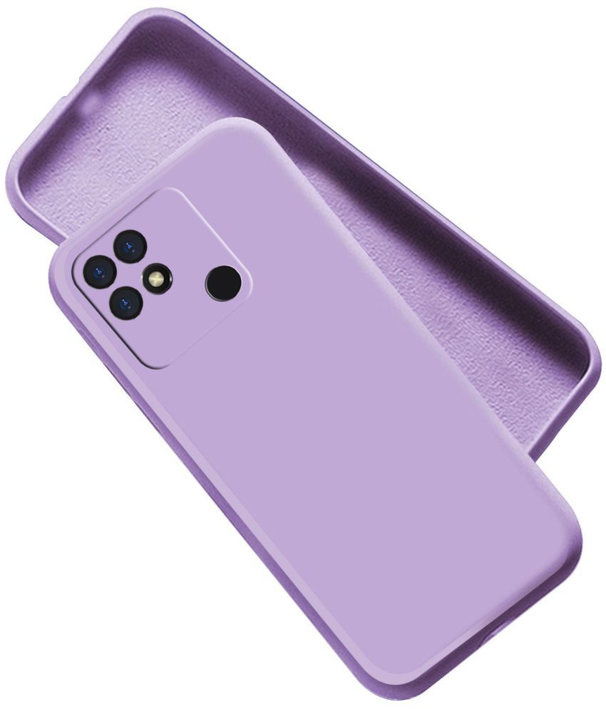     			Artistque - Purple Silicon Silicon Soft cases Compatible For Xiaomi Redmi 10 ( Pack of 1 )