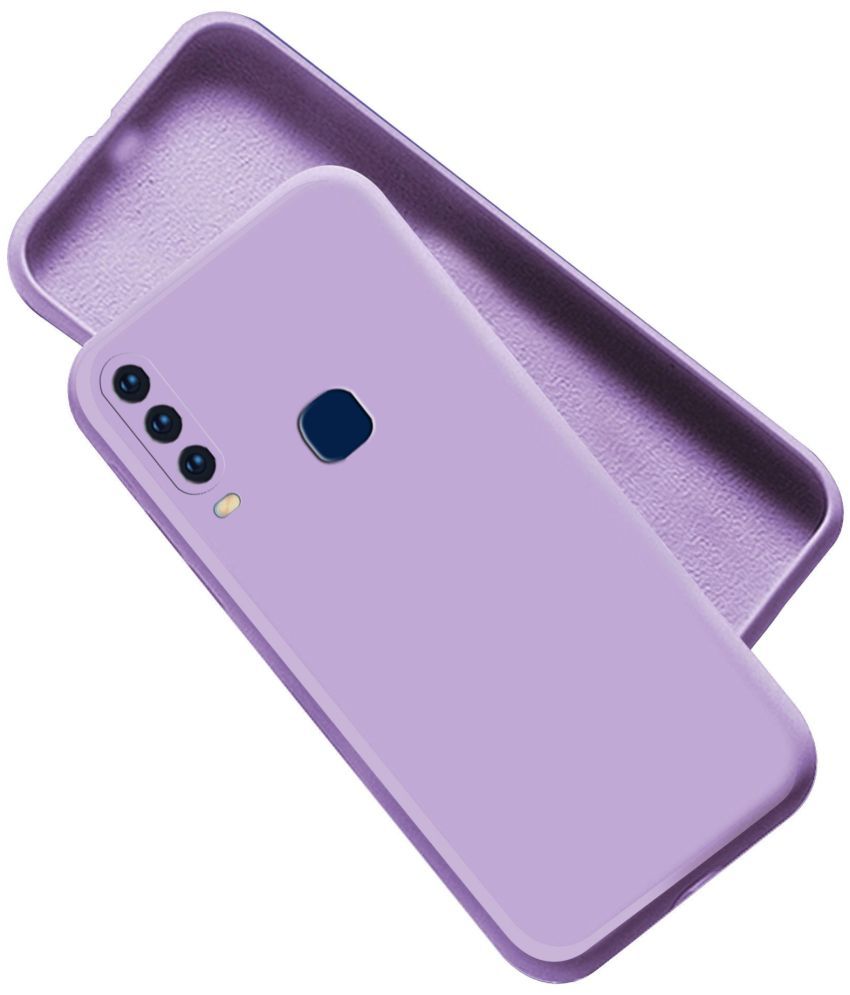     			Artistque - Purple Silicon Silicon Soft cases Compatible For Vivo Y12 ( Pack of 1 )