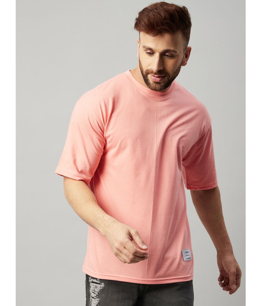     			Gritstones - Coral Cotton Blend Regular Fit Men's T-Shirt ( Pack of 1 )