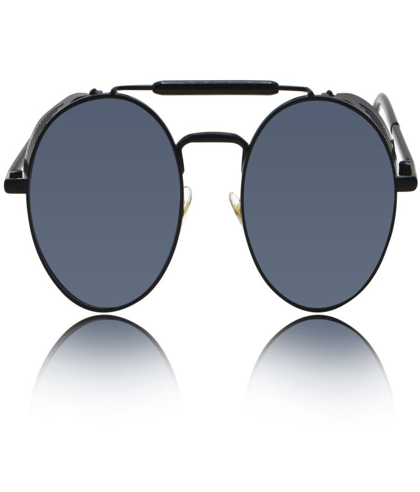 RESIST EYEWEAR - Black Round Sunglasses ( Pack of 1 )