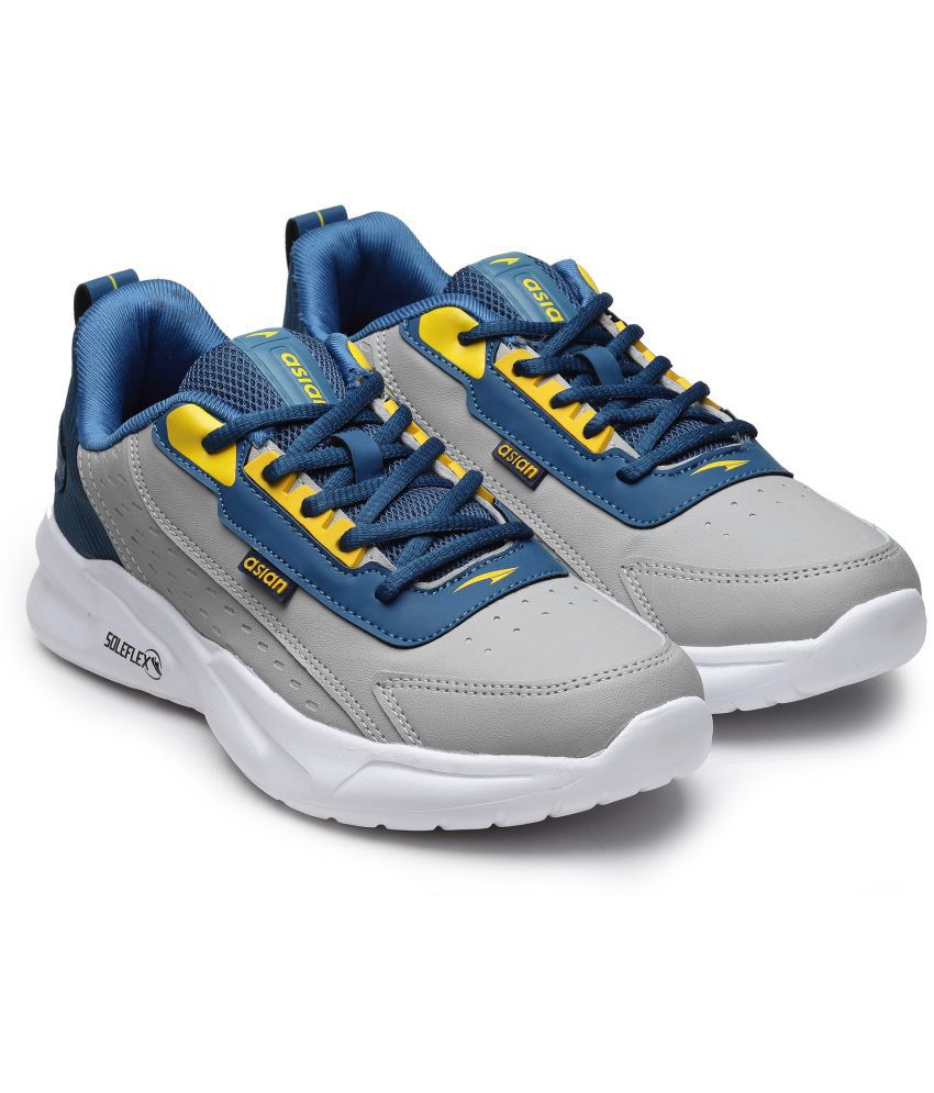     			ASIAN - WATERPROOF-15 Gray Men's Sports Running Shoes