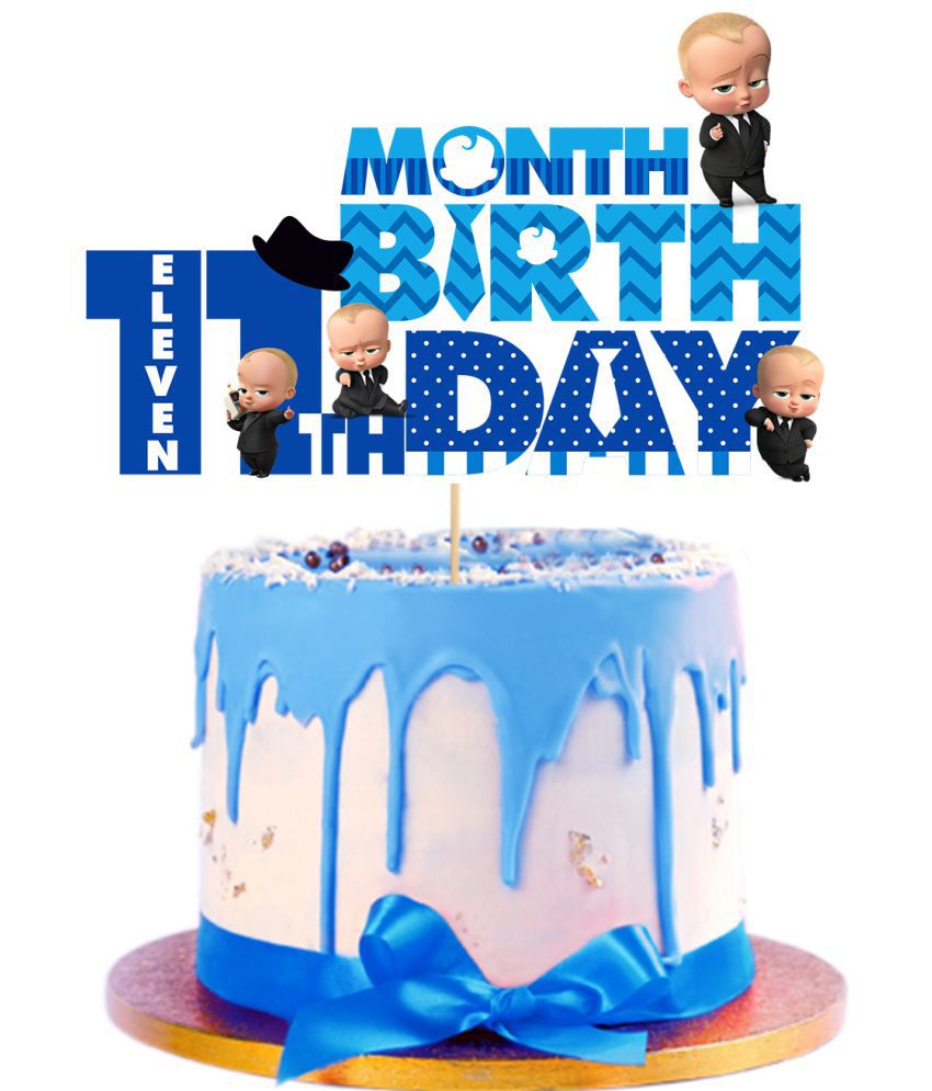     			Boss Baby Month Cake Topper (11th Month)