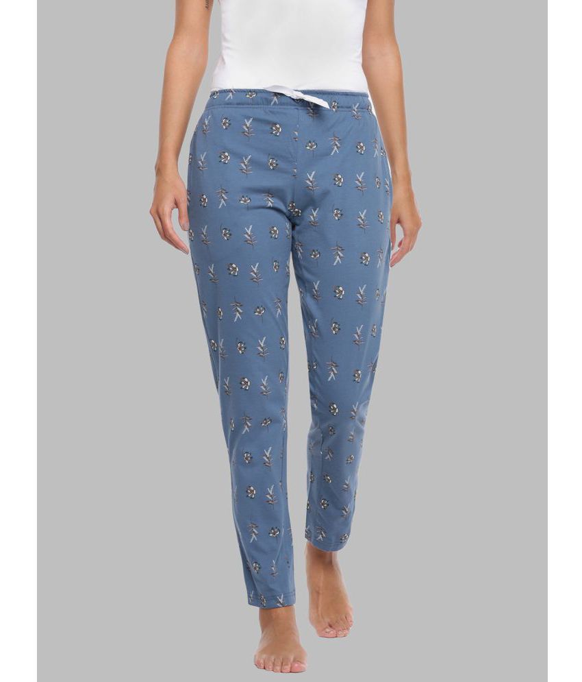     			Dollar Missy - Blue Cotton Women's Nightwear Pajamas ( Pack of 1 )