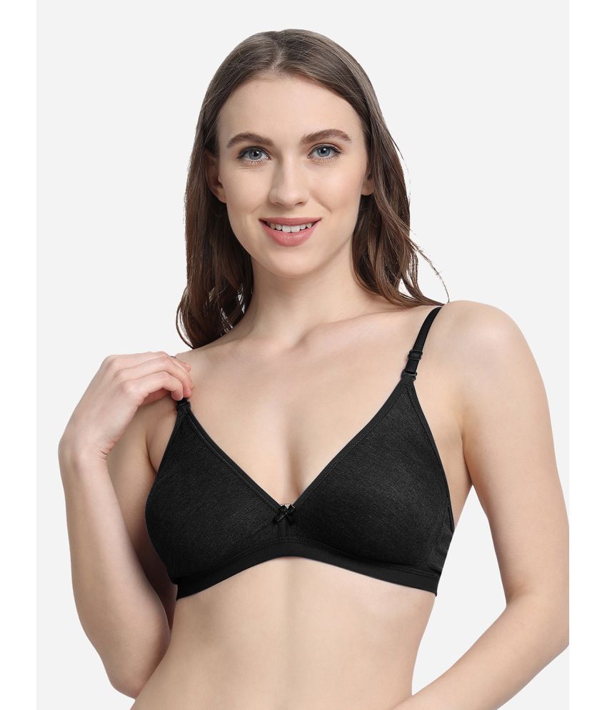     			VStar Cotton Blend Non Padded Women's Everyday Bra ( Black )