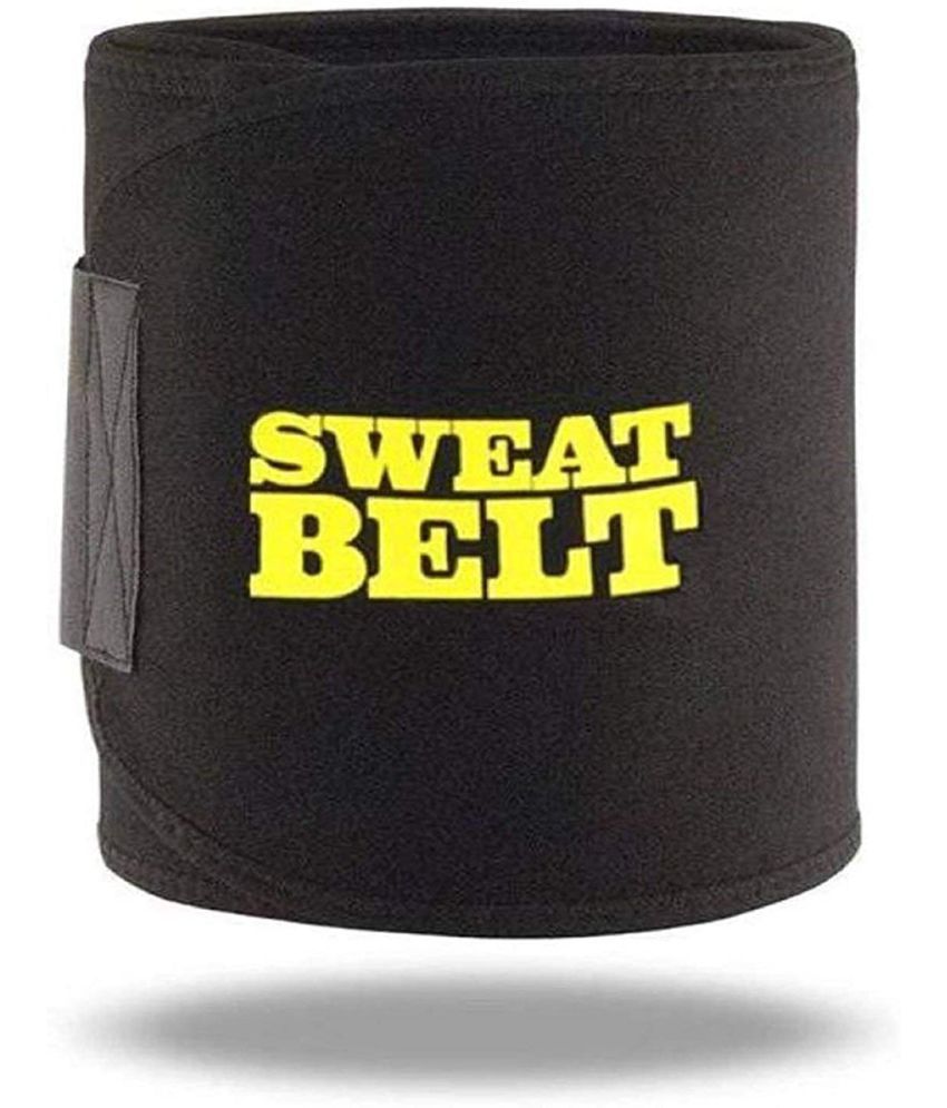     			Horse Fit -Slim & Sweat Belt for Men and Women|Body Shaper - Free Size (Black Color) 1 Pcs