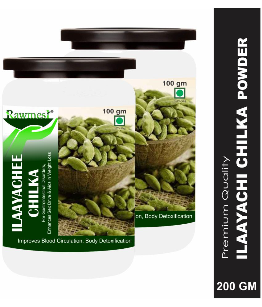    			rawmest Cardamom Peel/Ilaayachee/Elaichi Chhilka Powder 200 gm Pack Of 2