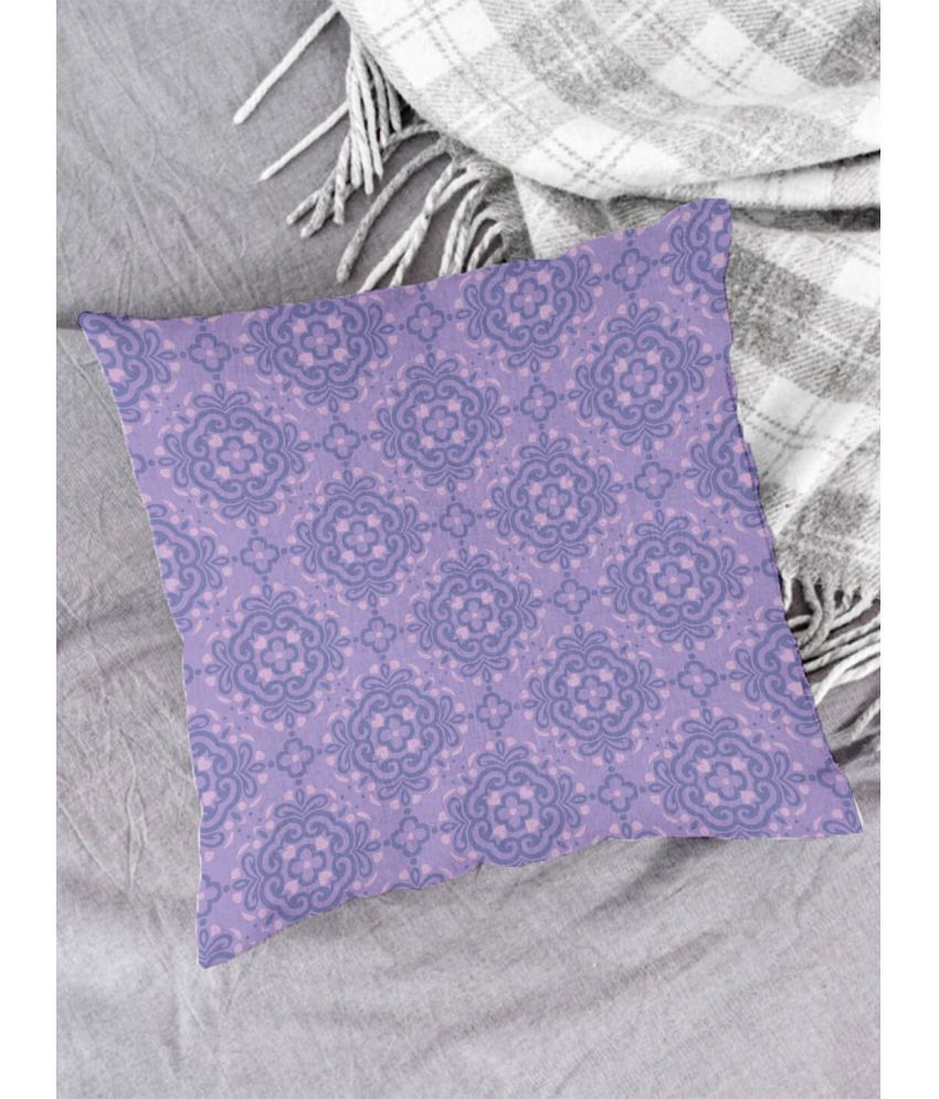     			Houzzcode Single Purple Pillow Cover