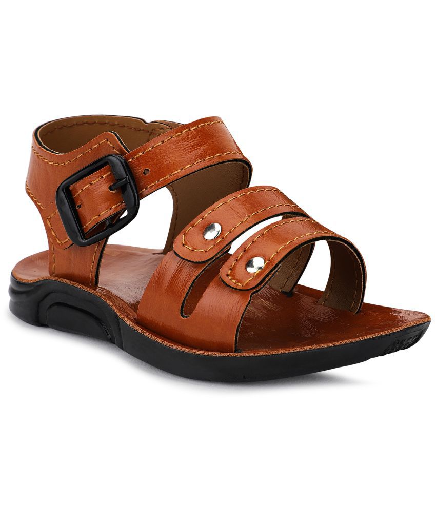 Neobaby Casual Leather Sandal for Kids Boys & Girls (6 Months to 4 Years)