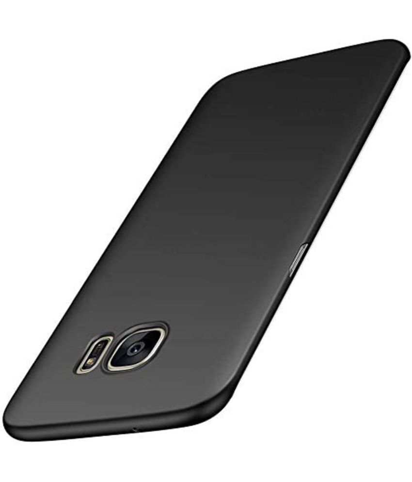     			Spectacular Ace - Black Silicon Plain Cases Compatible For Samsung Galaxy S7 ( Pack of 1 )