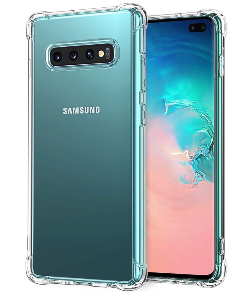     			Spectacular Ace - Transparent Silicon Plain Cases Compatible For Samsung Galaxy S10 ( Pack of 1 )