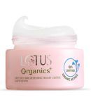 Lotus Organics+ Precious Brightening Night Cream , For Dark Spots, Blemishes & Pigentation , 30G