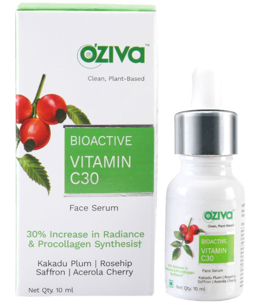     			OZiva Vitamin C30 Face Serum| Kakadu Plum & Rosehip | Skin Radiance Serum, 10 ml