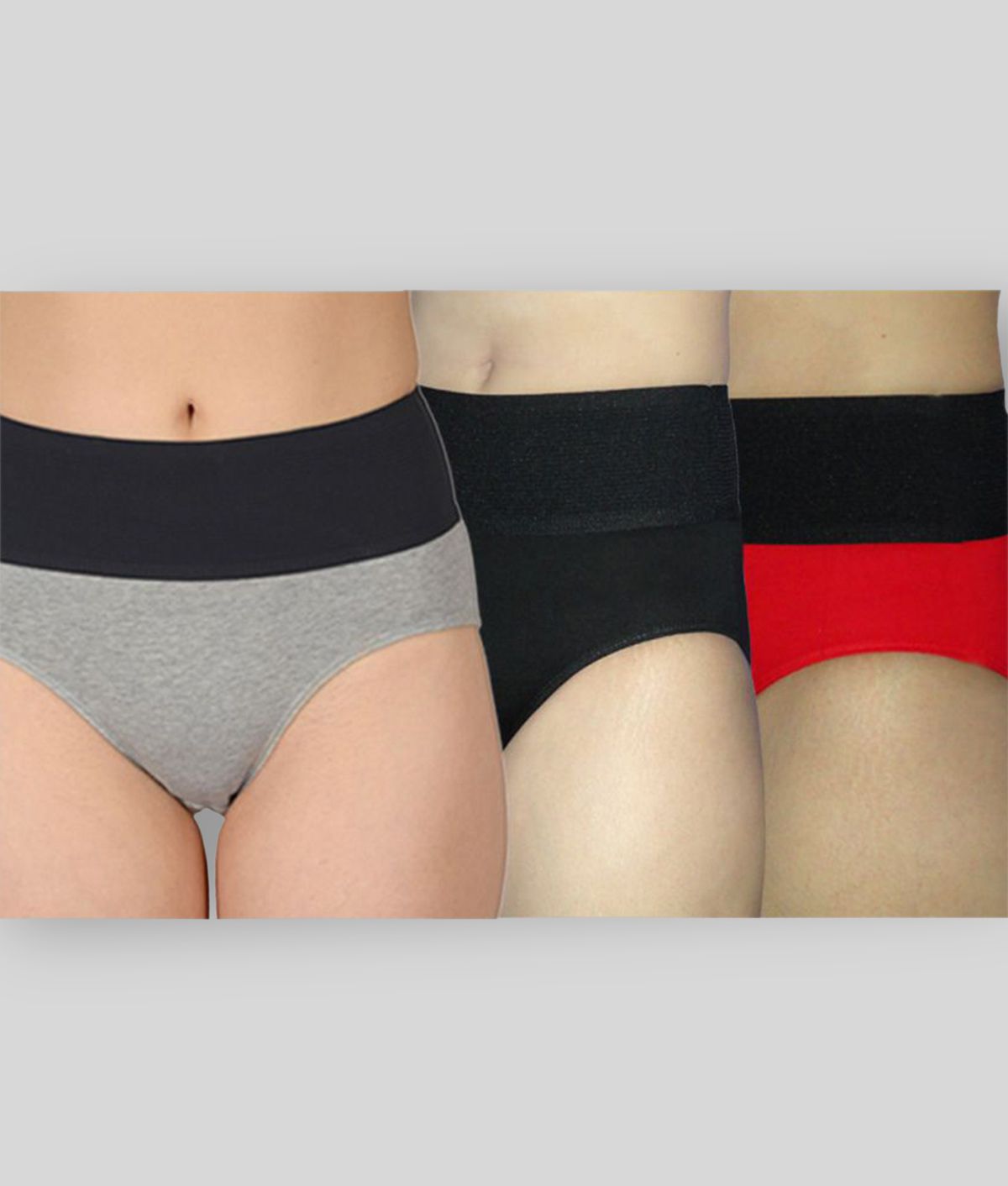 Selfcare Multi Color  Panties Pack of 3