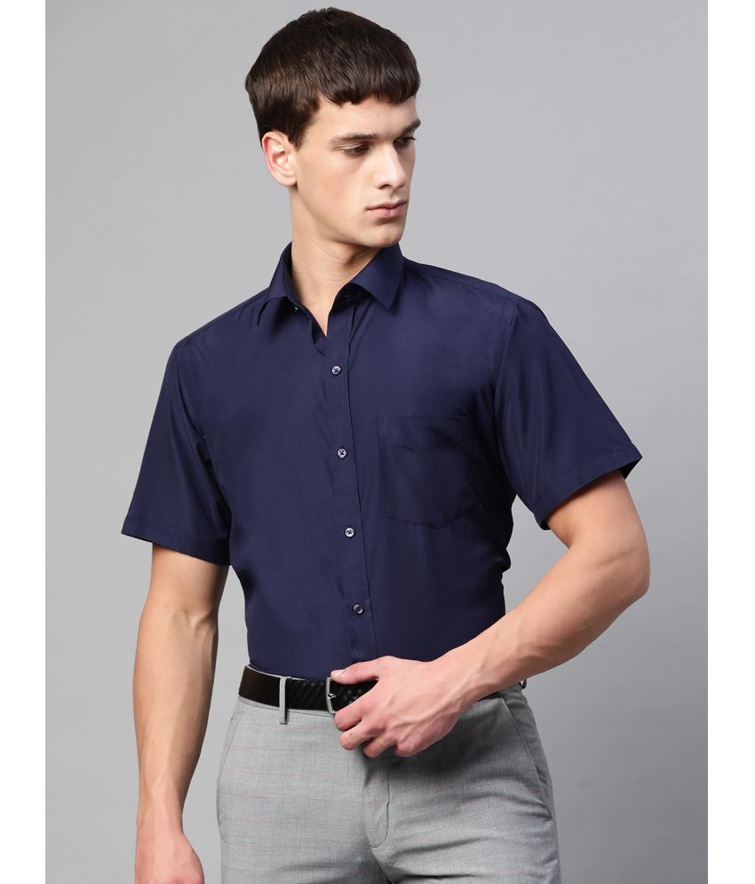     			VERTUSY - Navy Cotton Slim Fit Men's Formal Shirt ( Pack of 1 )