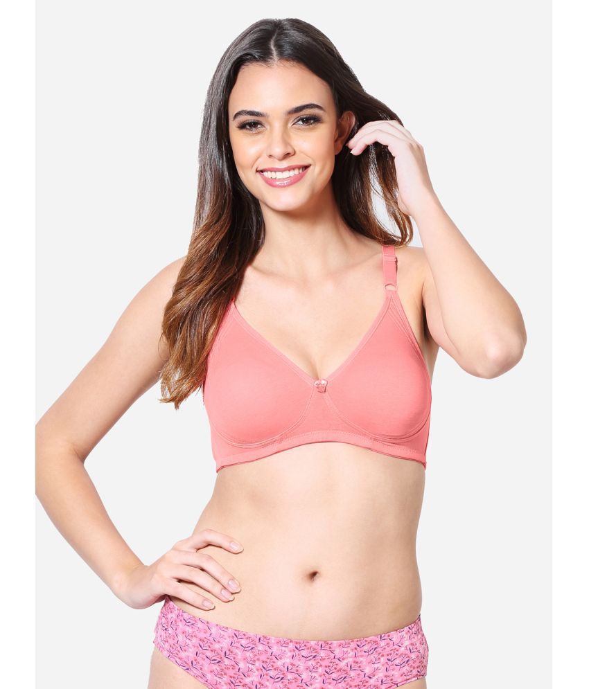     			VStar Cotton Blend Non Padded Women's T-Shirt Bra ( Magenta )