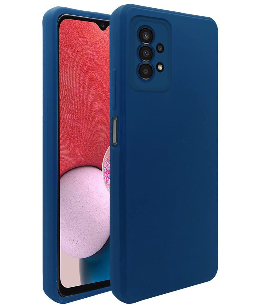     			Doyen Creations - Blue Silicon Silicon Soft cases Compatible For Samsung Galaxy A13 4g ( Pack of 1 )