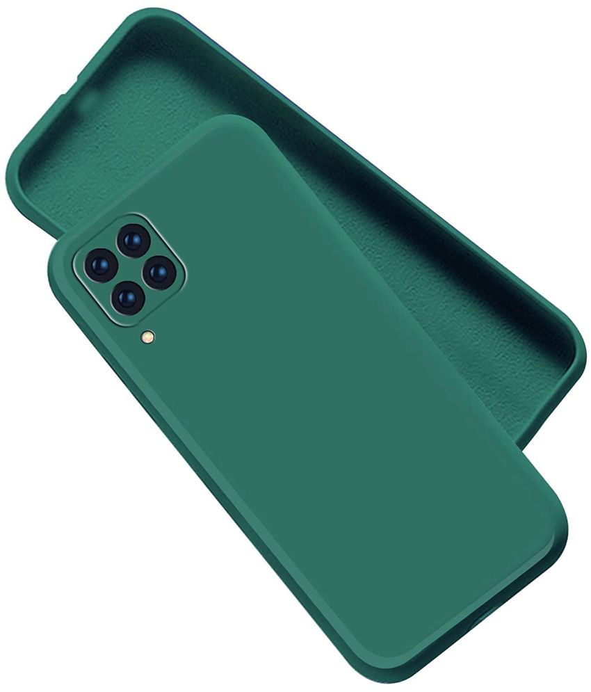     			Doyen Creations - Green Silicon Silicon Soft cases Compatible For Samsung Galaxy A22 4g ( Pack of 1 )