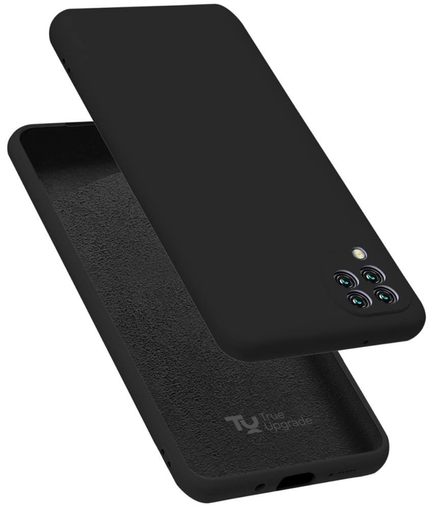     			Kosher Traders - Black Silicon Silicon Soft cases Compatible For Samsung Galaxy A22 4g ( Pack of 1 )