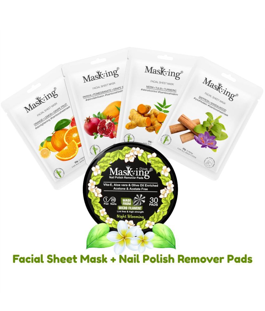     			Masking - Natural Glow Facial Kit For All Skin Type ( Pack of 5 )