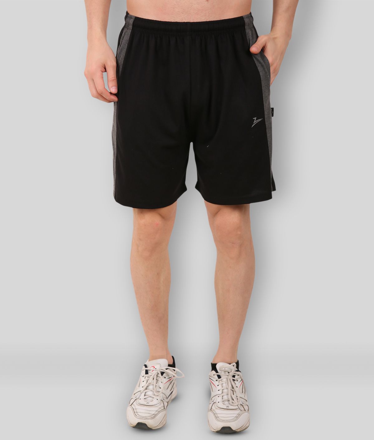     			Zeffit - Black Cotton Blend Men's Shorts ( Pack of 1 )