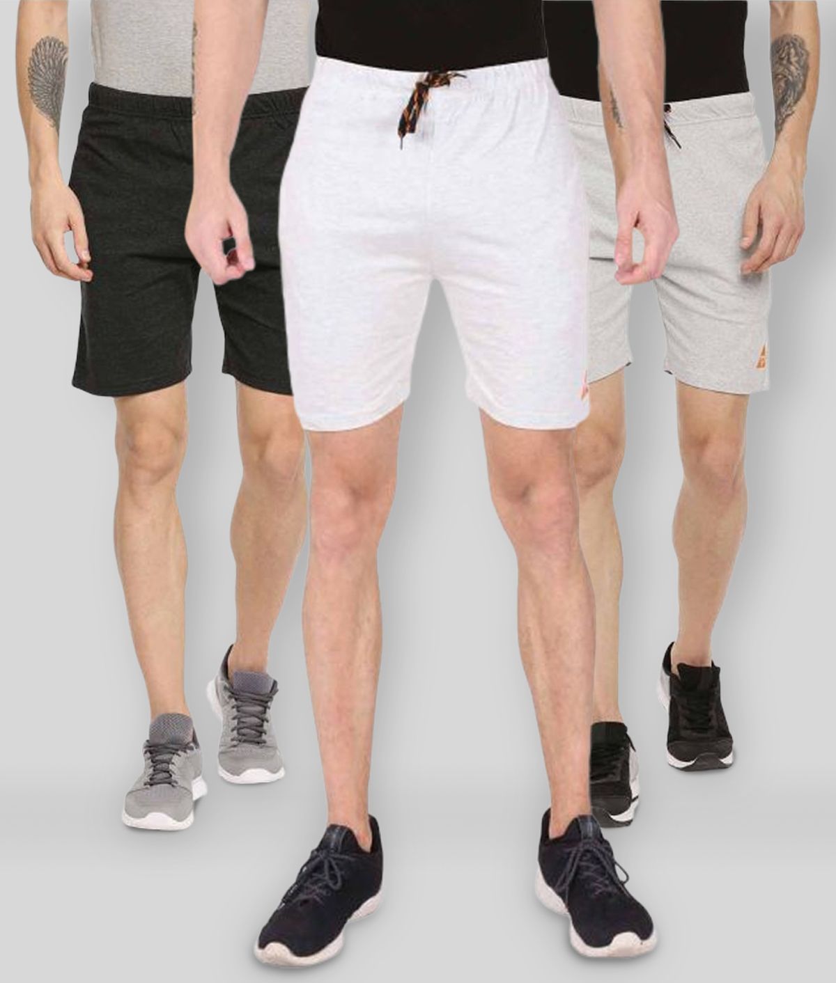     			Ardeur - Multi Cotton Blend Men's Shorts ( Pack of 3 )