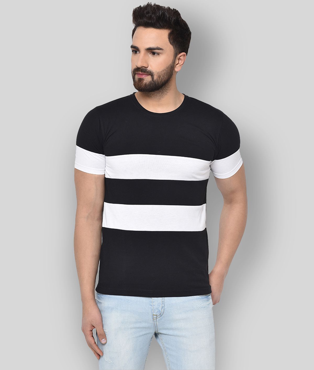     			Glito - Multicolor Cotton Blend Regular Fit  Men's T-Shirt ( Pack of 1 )