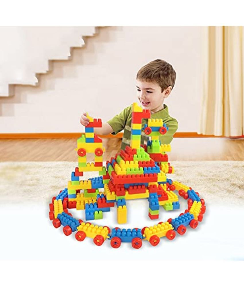 PLUSPOINT Educational Interlocking Building Blocks, Set, Interactive ...