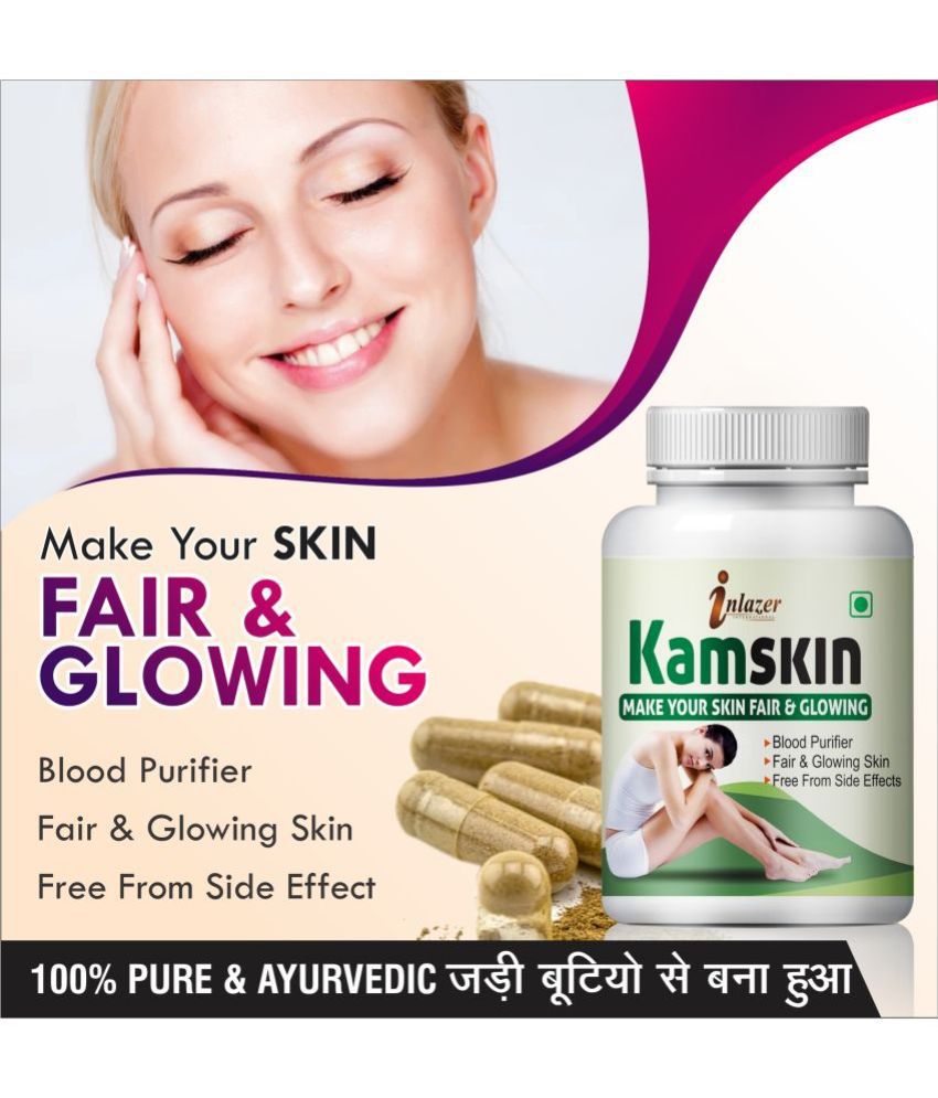 Inlazer Kamskin Capsule For Provide Healthy Skin Capsule 60 no.s Pack Of 1