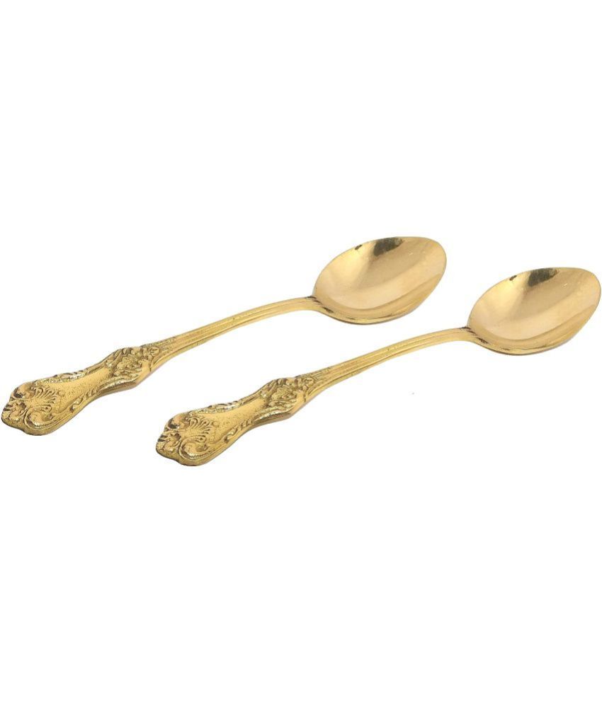     			A & H ENTERPRISES - Brass Brass Table Spoon ( Pack of 2 )