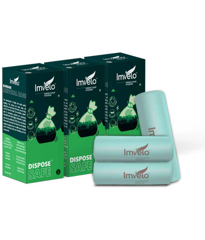     			Imvelo - Bio Degradable Disposable Garbage Bag ( Pack of 3 )