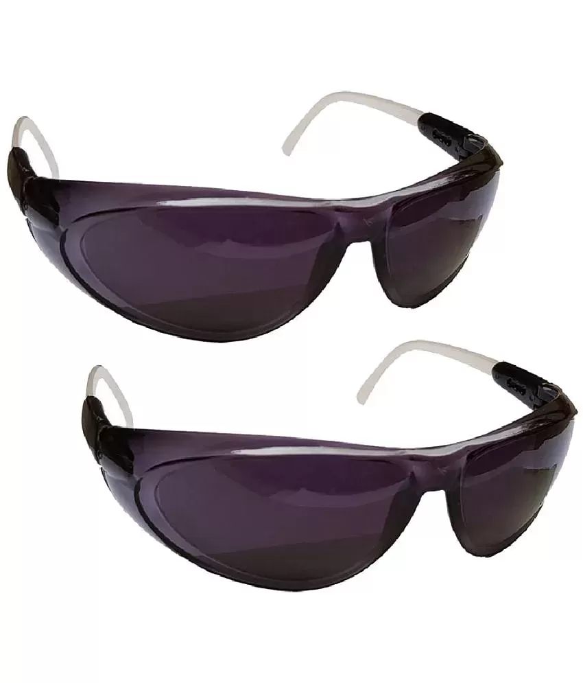 Buy Sun100 Black Men's and Women's Safety Goggles (Pack of 2) Glasses for  Biking, Ri Safety Goggles Online at Low Price in India - Snapdeal