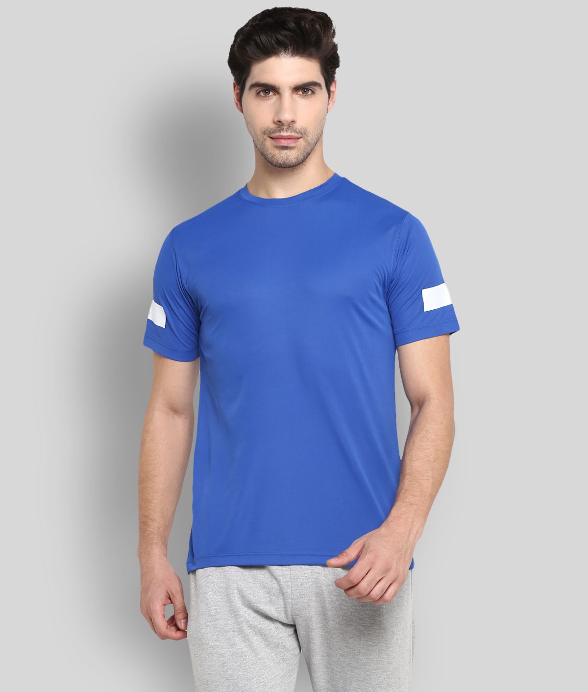     			OFF LIMITS - Blue Polyester Regular Fit Men's Sports T-Shirt ( Pack of 1 )