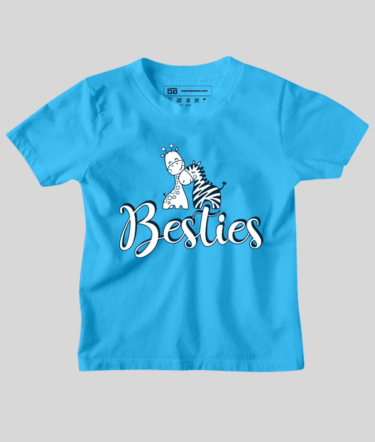 Be Awara - Blue Cotton Boy's T-Shirt ( Pack of 1 )