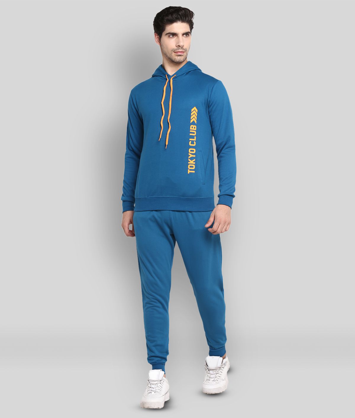     			OFF LIMITS - Blue Polyester Regular Fit Printed Men's Sports Tracksuit ( Pack of 1 )