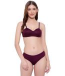 KYODO Cotton Women's Bra & Panty Set ( Wine )