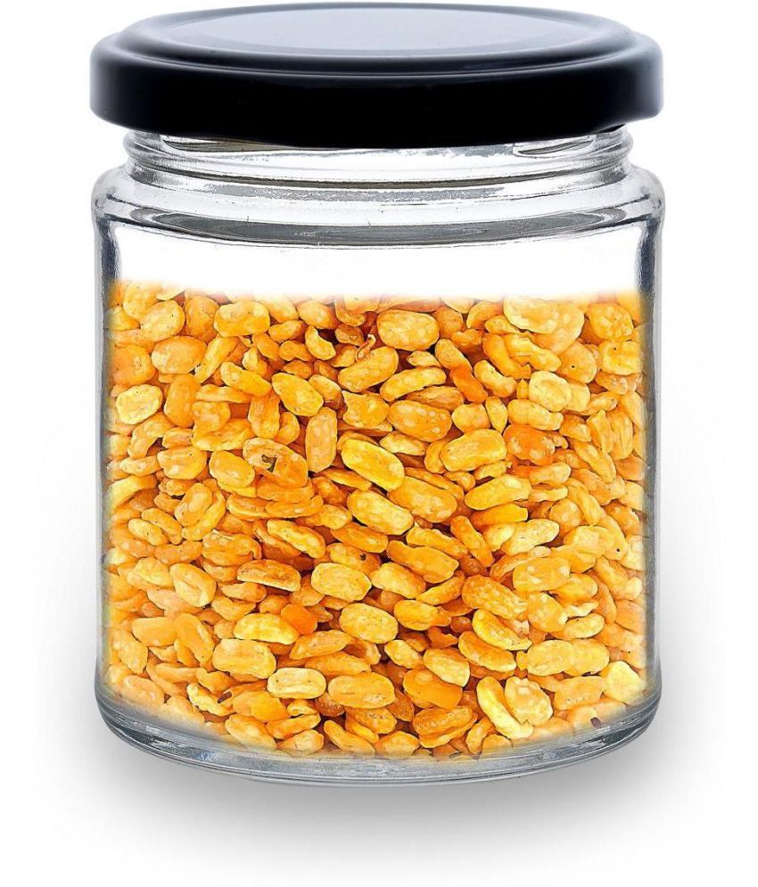     			CROCO JAR - Transparent Glass Food Container ( Pack of 1 )