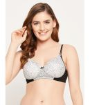 Clovia Nylon Lightly Padded Women's T-Shirt Bra ( White )