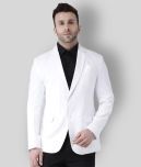 Hangup - White Linen Regular Fit Men's Blazer ( Pack of 1 )