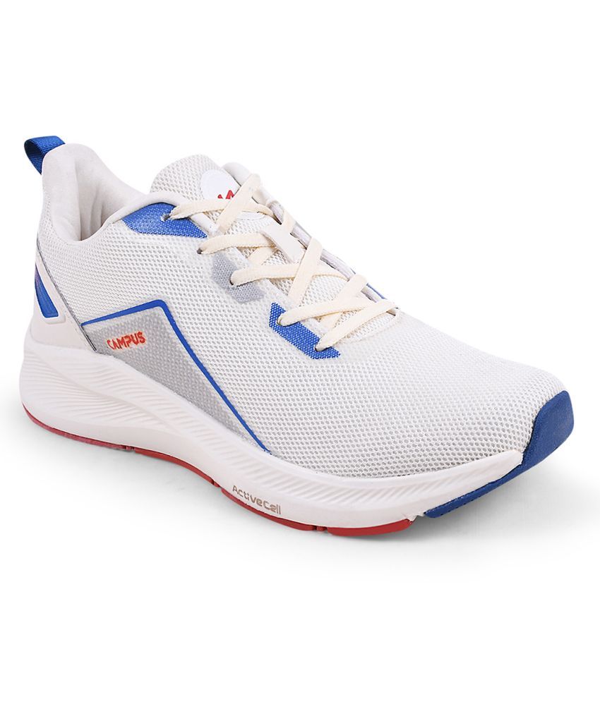     			Campus - CAMP PISTON White Men's Sports Running Shoes