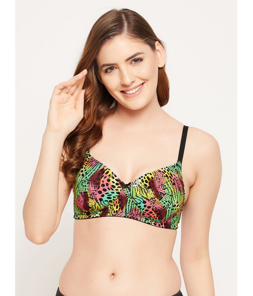     			Clovia Nylon Lightly Padded Women's T-Shirt Bra ( Multicolor )