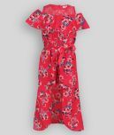 Cutecumber - Red Polyester Girls Shift Dress ( Pack of 1 )