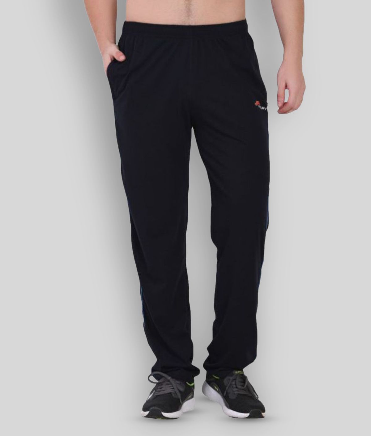     			Muffy - Navy Blue Cotton Blend Men's Trackpants ( Pack of 1 )