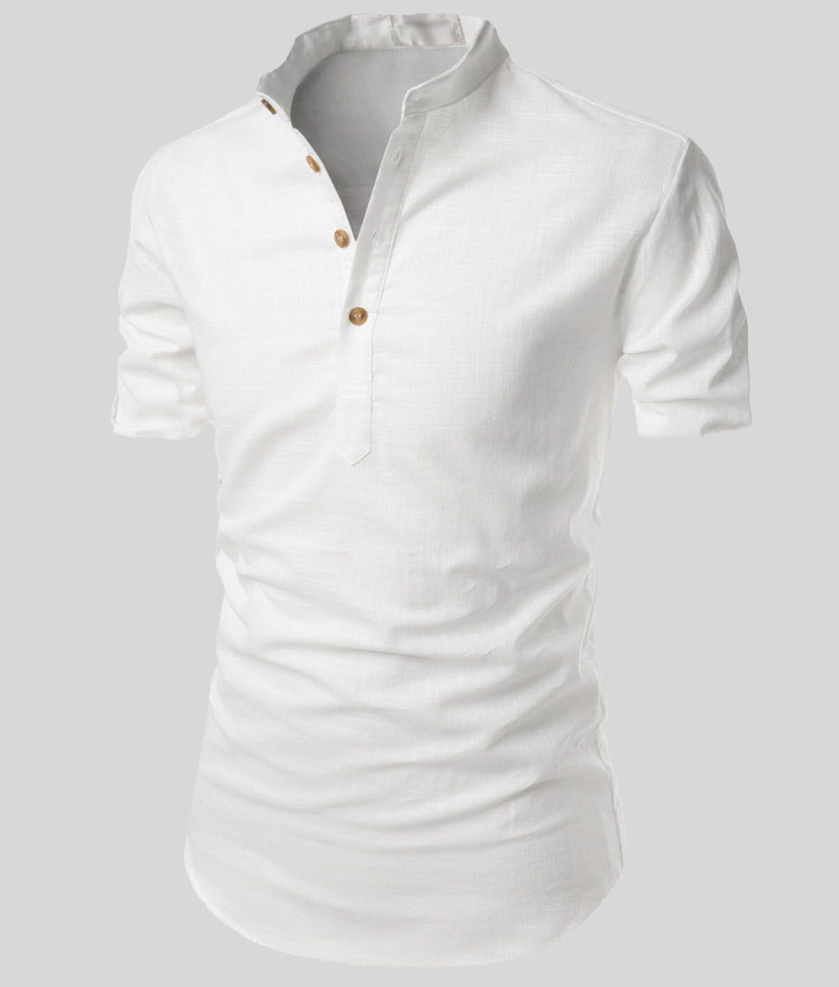    			Vida Loca - White Cotton Slim Fit Men's Casual Shirt ( Pack of 1 )