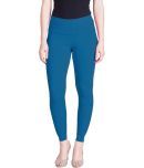 Lux Lyra - Blue Cotton Women's Leggings ( Pack of 1 )