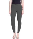 Lux Lyra - Dark Grey Cotton Women's Leggings ( Pack of 1 )