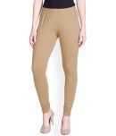 Lux Lyra - Khaki Cotton Women's Leggings ( Pack of 1 )